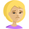 Person Frowning - Medium Light emoji on Messenger